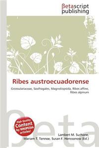 Ribes Austroecuadorense