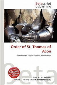 Order of St. Thomas of Acon