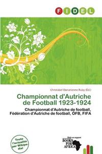 Championnat D'Autriche de Football 1923-1924