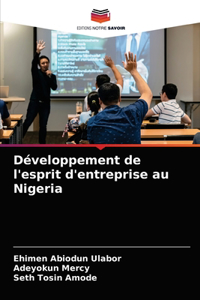 Développement de l'esprit d'entreprise au Nigeria