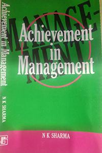 Achievement In Management