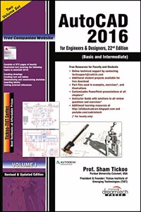 Autocad 2016 For Engineers & Designers, 22nd Ed., Set Of 2 Volume