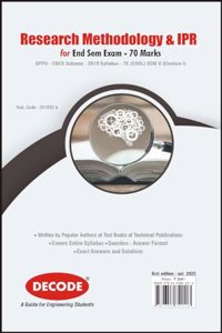 Research Methodology and IPR for SPPU 19 Course (TE - SEM V - CIVIL - 301005 b) - Elective I (Decode)