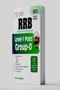 SURA`S RRB (Railway Recruitment Board) Level-1 Posts Group D Exam Book in English Medium 2025 Latest Updated Edition