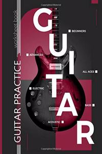 Guitar Practice Worksheet Book