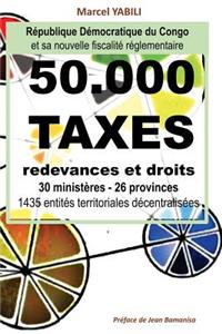 50.000 taxes de la fiscalité réglementaire en RD Congo