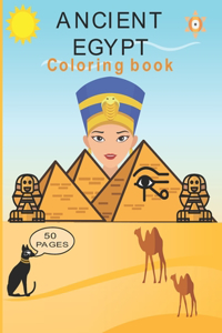 Ancient Egypt Coloring Book, Activity Book About Ancient Egyptian History for Kids and Adults .