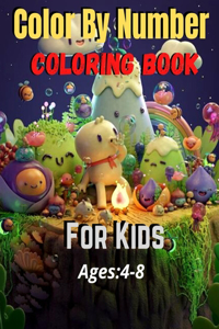 Color By Number Coloring Book For Kids Ages
