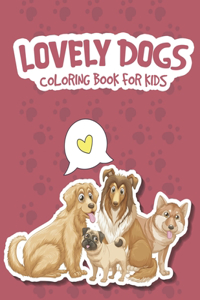 Lovely Dogs Coloring Book