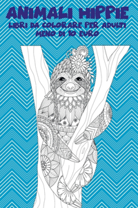 Libri da colorare per adulti - Meno di 10 euro - Animali Hippie