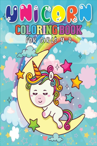Unicorn Coloring Book for Girls 4-8