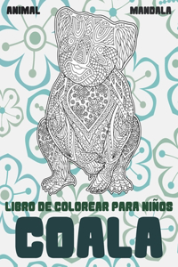 Libro de colorear para niños - Mandala - Animal - Coala