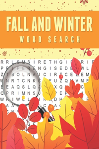 Fall And Winter Word Search