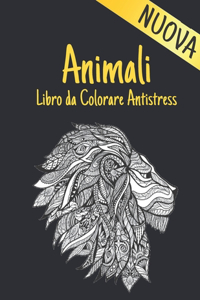 Animali Libro da Colorare Antistress Nuova