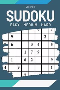 Sudoku Easy Medium Hard Volume 5