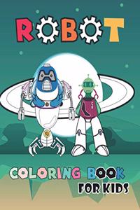 Robot Coloring Book for Kids