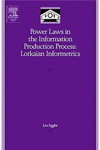 Power Laws in the Information Production Process