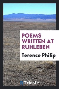 Poems Written at Ruhleben