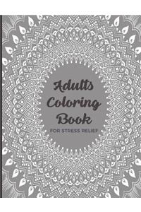 Adults Coloring Book For Stress Relief
