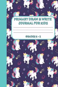 Primary Draw & Write Journal for Kids Grades K-2