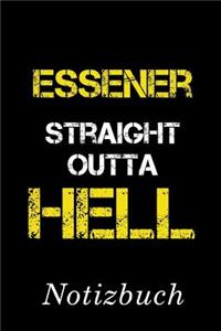 Essener Straight Outta Hell Notizbuch