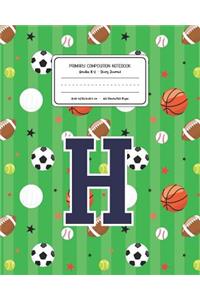 Primary Composition Notebook Grades K-2 Story Journal H