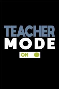 Teacher mode