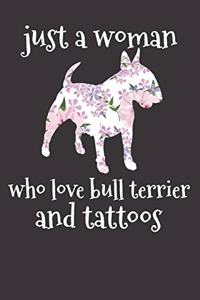 Bull Terrier Tattoo Arts Notebook Journal