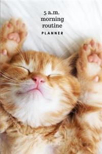 5 a.m. morning routine planner