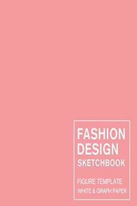 Fashion Design Sketchbook Figure Template White & Graph Paper