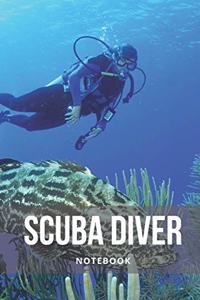 Scuba Diver Notebook