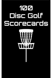 100 Disc Golf Scorecards