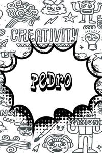 Pedro: Jiu-Jitsu Training Log Book Doodle Journal Notebook 120 Pages 6x9