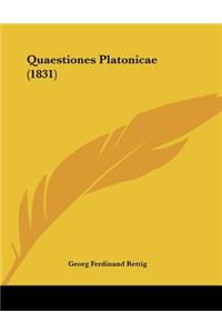 Quaestiones Platonicae (1831)