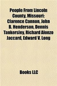 People from Lincoln County, Missouri