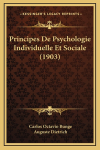 Principes De Psychologie Individuelle Et Sociale (1903)