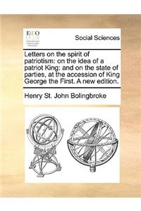 Letters on the spirit of patriotism