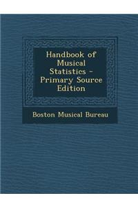 Handbook of Musical Statistics