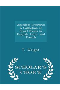 Anecdota Literaria