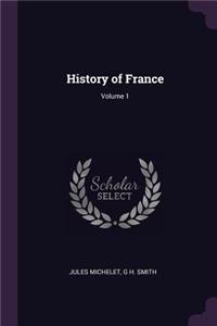 History of France; Volume 1