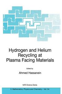 Hydrogen and Helium Recycling at Plasma Facing Materials
