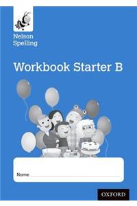 Nelson Spelling Workbook Starter B Reception/P1 (Blue Level) x10