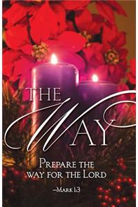 The Way Advent Candle Sunday 2 Bulletin (Pkg of 50)