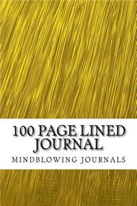 100 Page Lined Journal