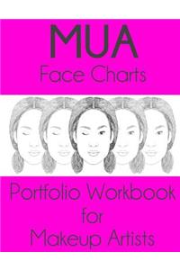 MUA Face Charts Portfolio Workbook for Makeup Artists