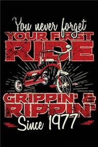 You Never Forget Your First Ride Grippin' & Rippin' Since 1977