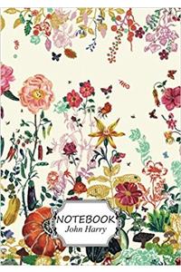 Flower Wallpaper: Pocket Notebook Journal Diary (Notebook Lined,blank No Lined)