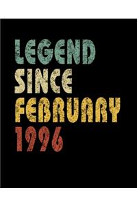 Legend Since February 1996