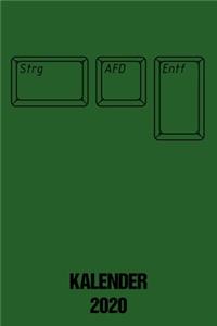 Kalender 2020 Strg AfD Entf