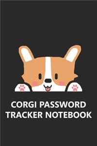 Corgi Password Tracker Notebook